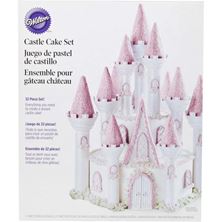 Picture of WILTON ROMANTIC CASTLE CAKE SET X32PCS